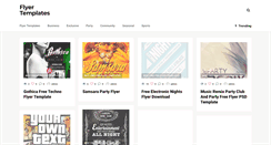 Desktop Screenshot of freepsdflyertemplates.com
